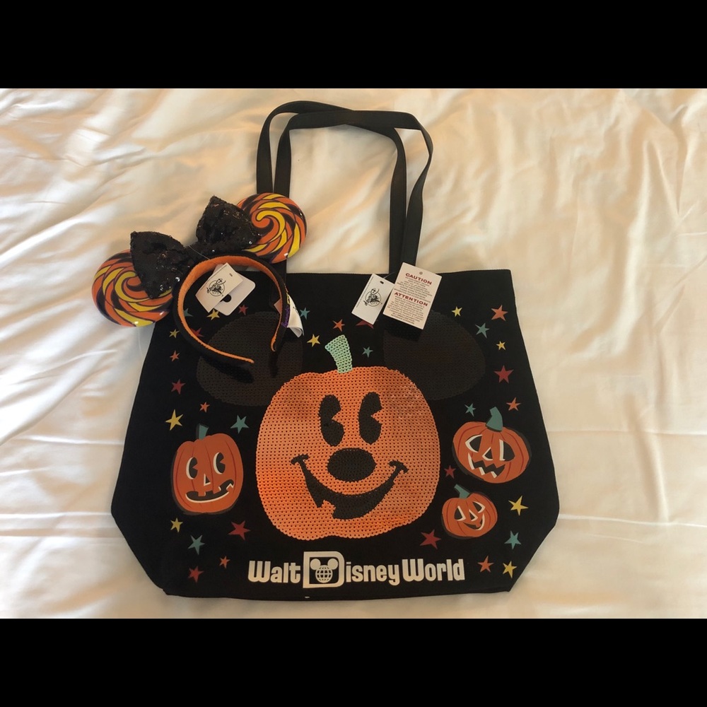 Disney Halloween Bag and Ears